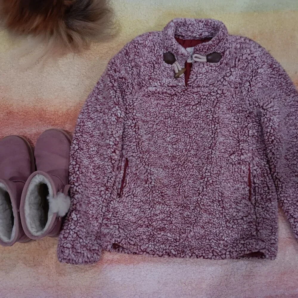 Girls Pink Koolaburra by UGG & sweater bundle - Picture 3 of 7